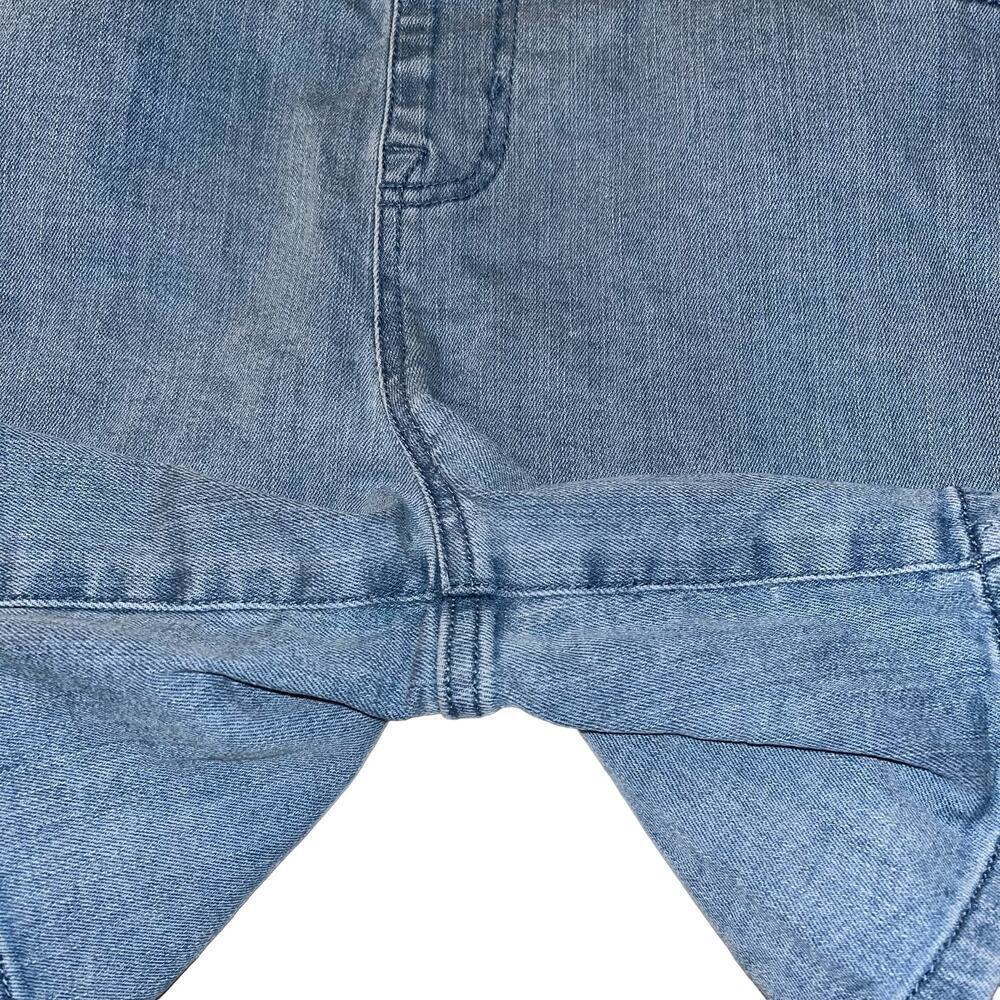 Star Wars Light Blue Denim Short Overalls with Grogu Patch - Picture 7 of 10